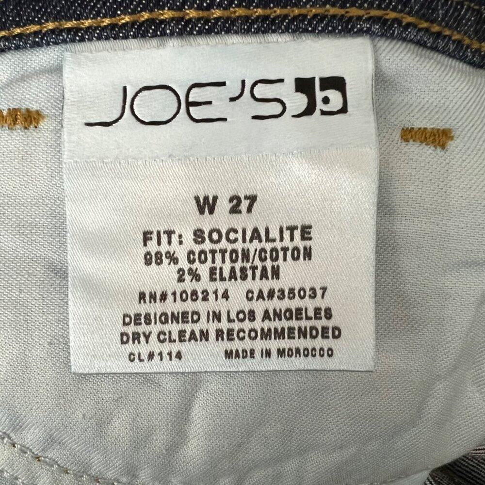 Joe's Jeans Socialite Boot Cut Blue Denim Jeans | Women's Size 27 - Picture 4 of 7